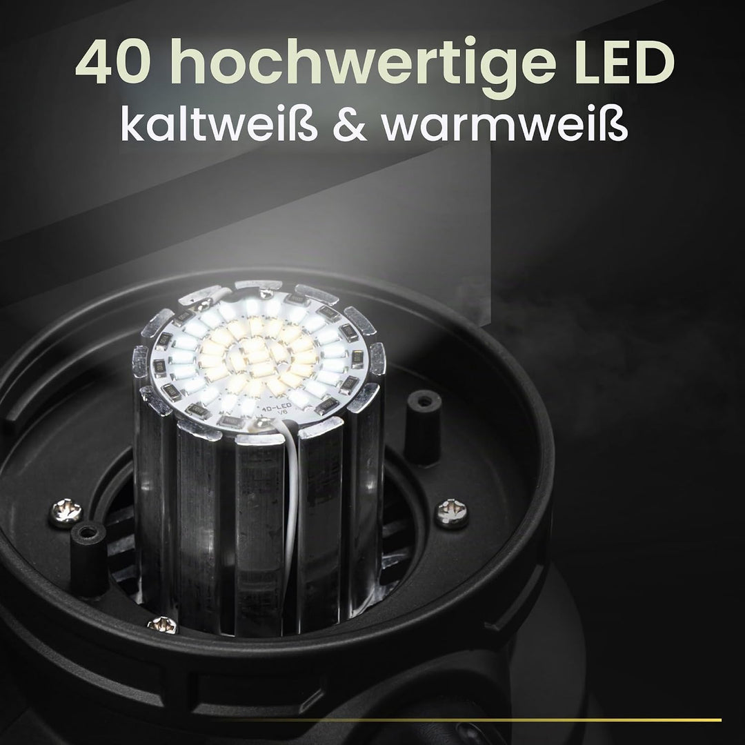 Favour LED Laterne Outdoor Lampe hell 1300 Lumen | Camping Lampe, IP64 wasserdicht, stossfest | Camp
