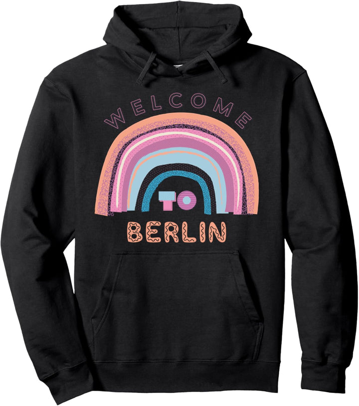 Berlin Deutschland Regenbogen Bohemian Reise Souvenir Party Pullover Hoodie