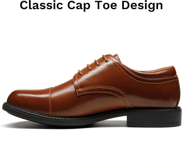 Bruno Marc Herren Anzugschuhe Business Schuhe Oxfords Derby Schnürhalbschuhe 40 EU Braun E, 40 EU Br
