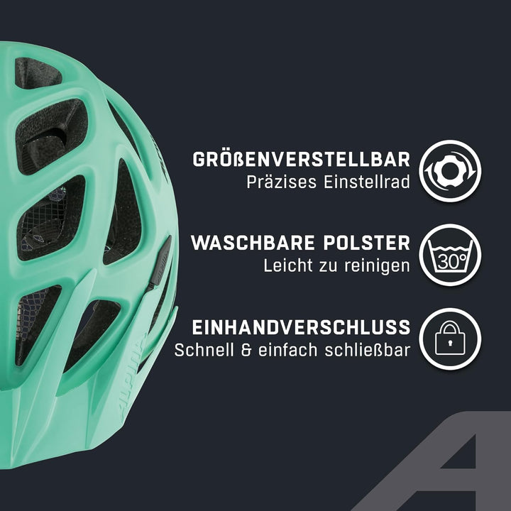 ALPINA MYTHOS 3.0 - Leichter, Optimal Belüfteter & Anpassbarer Fahrradhelm Mit Antibakteriellen Pols