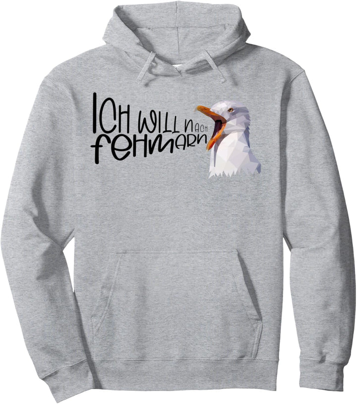 Fehmarn Urlaub Ostsee Insel Küste Möwe norddeutsch Fehmarn Pullover Hoodie