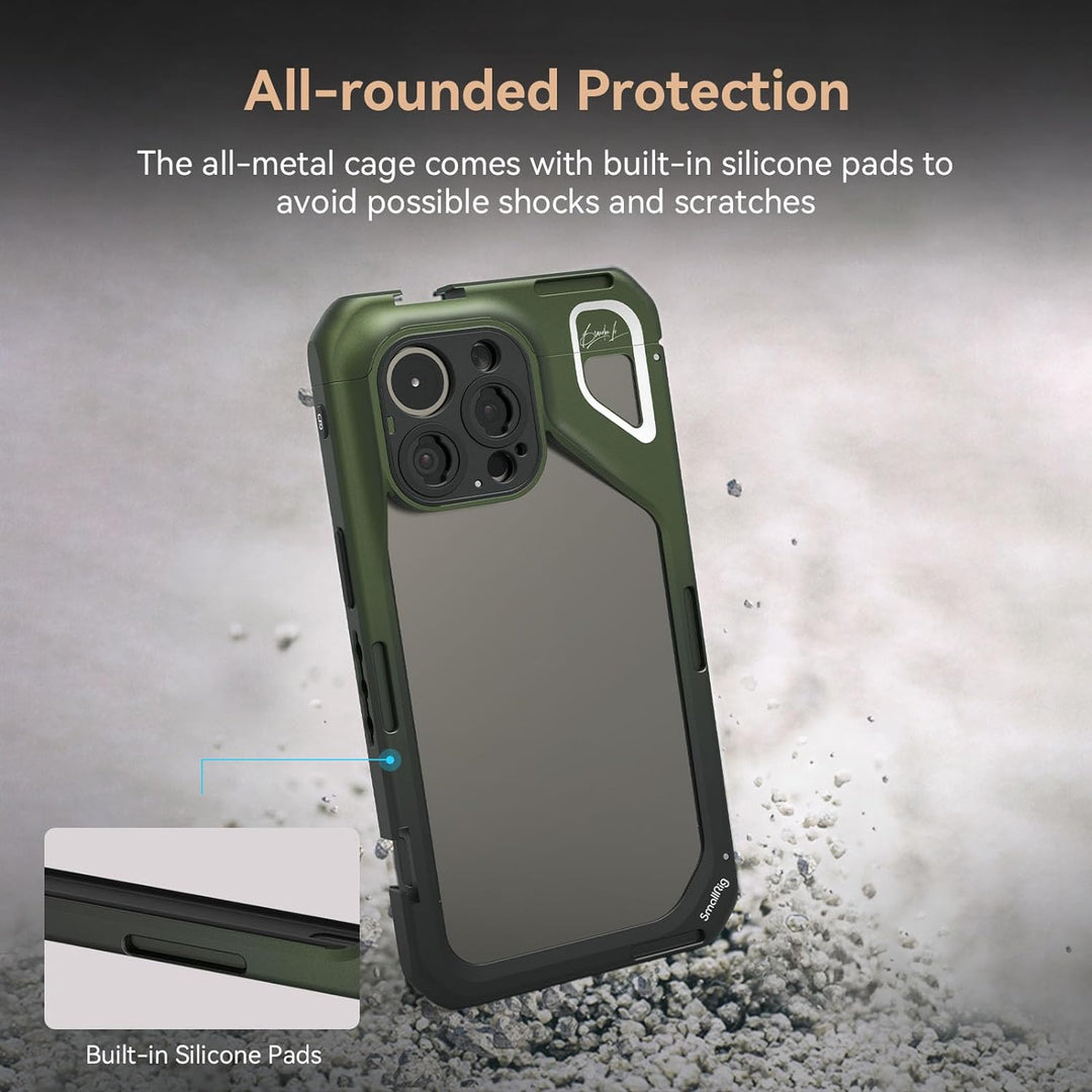 SMALLRIG x Brandon Li Mobiler Videokäfig für iPhone 15 Pro Max Co-Design Edition, Smartphone-Videokä