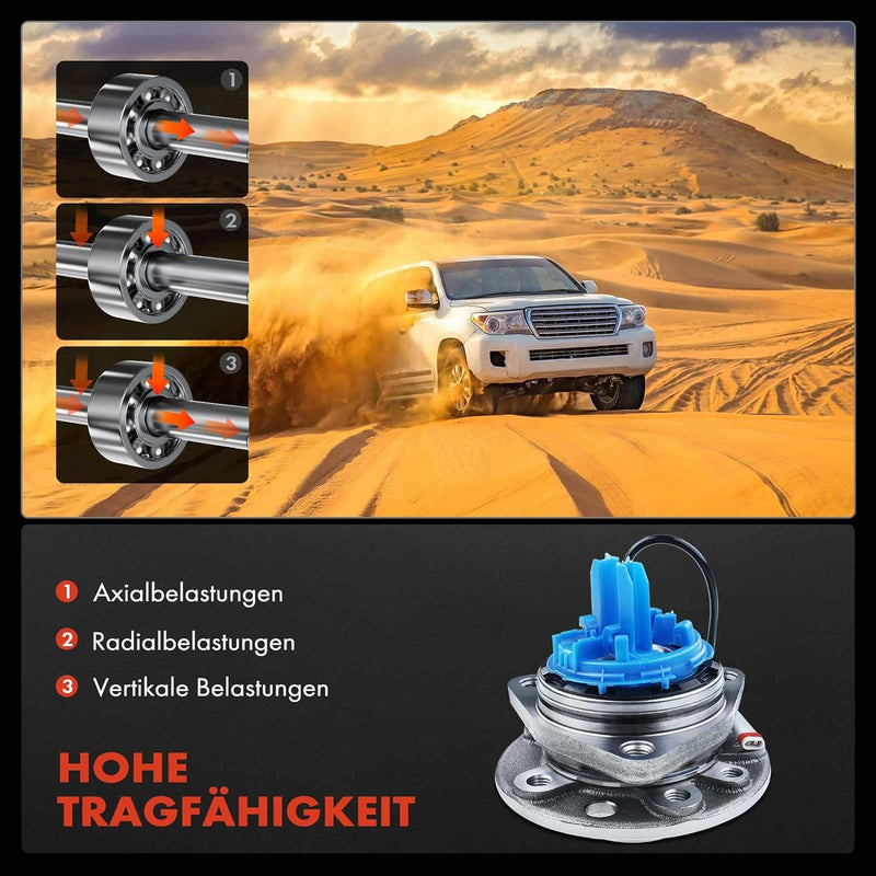 Frankberg 1x Radnabe Radlagersatz Vorne für Astra H L48 L70 L67 L35 L08 Zafira B Zafira/Zafira Famil