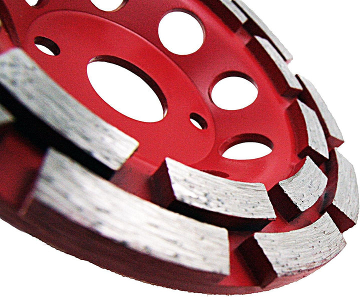 Werkmax Betonschleifer Set, Flex Winkelschleifer, Staubabsaugung, Diamantschleiftopf 125mm