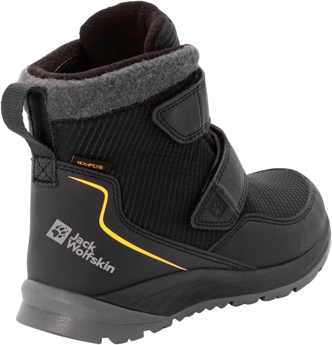 Jack Wolfskin Polar Bear Texapore Mid Vc K Unisex Winterstiefel 33 EU Phantom Burly Yellow Xt, 33 EU