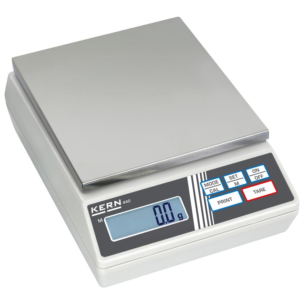 Kern & Sohn wlpa6000 N 440 Serie Präzisions-Waage, 150 mm x 170 mm Plattform, 165 mm Länge x 230 mm