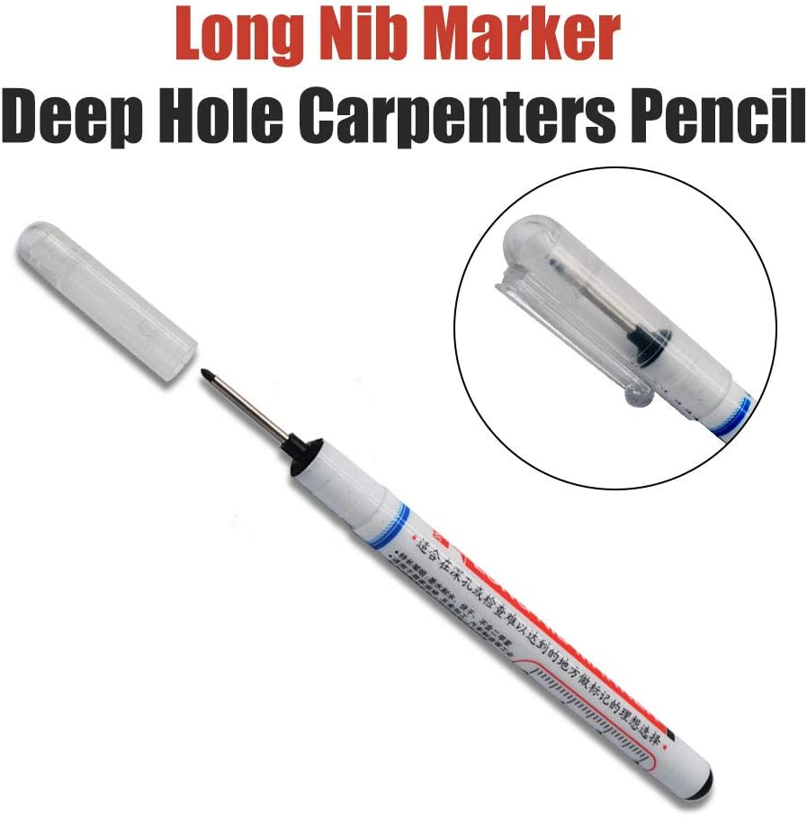 Permanentmarker für 0,7–1 mm extra lange Spitze, schwarz, 8 Stück, 8