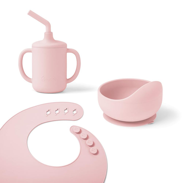 Ergobaby Kindergeschirr-Set Basic für Babys und Kleinkinder ab 6 Monaten, Baby Geschirrset mit Beche