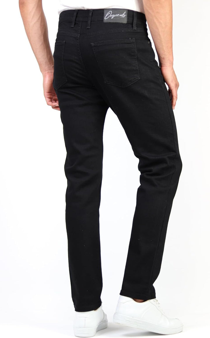 HALAT'S Herren Jeans Slim Fit - Baumwolle Jeanshose Stretch für Herren mit Schlanke Elastizität 30W