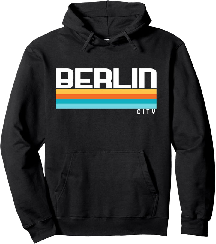 Berlin City Vintage Retro Design Pullover Hoodie
