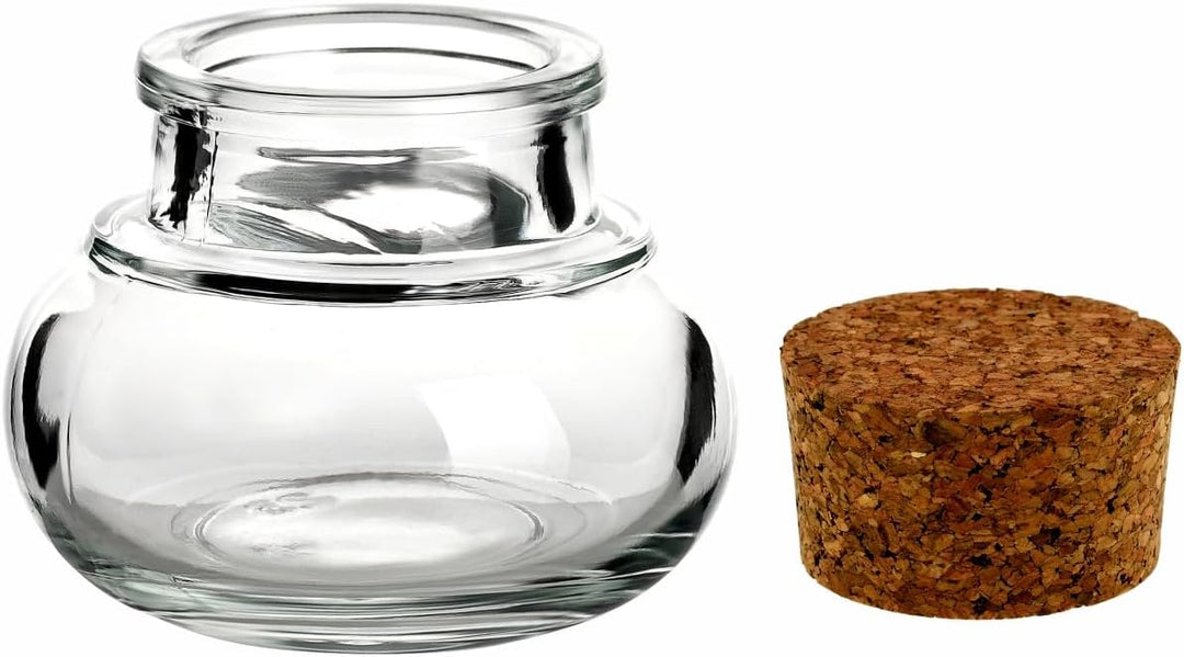 gouveo 42er Set Gewürzgläser 40 ml mit Korken - Mini Korkengläser mit Korkverschluss - Kleine Vorrat