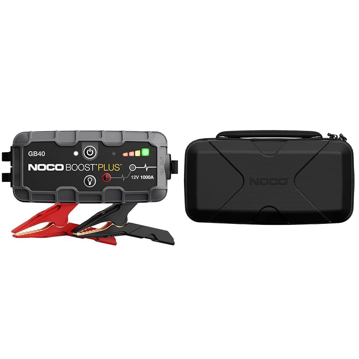 NOCO Boost Plus GB40 1000A 12V UltraSafe Starthilfe Powerbank &amp; GBC101 Boost X Eva-Schutzhülle für G