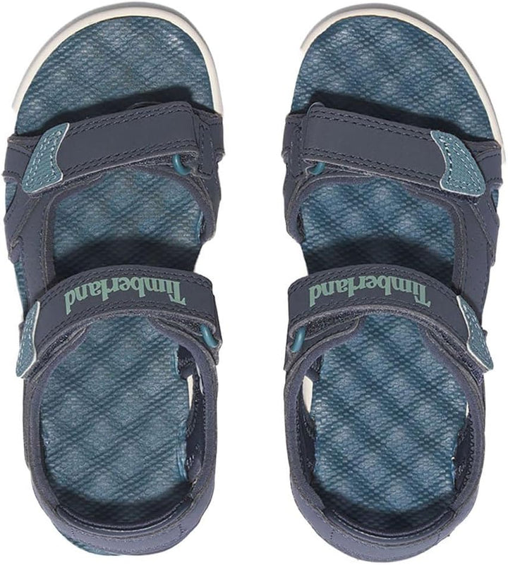 Timberland Unisex Kinder Perkins Row 2-Strap (Youth) Sandalen 33 EU Dunkelblau, 33 EU Dunkelblau