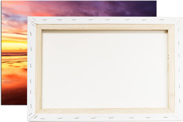 deyoli Sonnenaufgang Neuseeland Format: 100x70 als Leinwandbild, Motiv fertig gerahmt auf Echtholzra