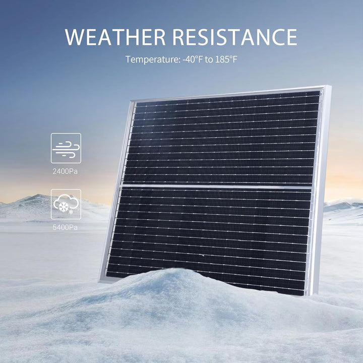 Nicesolar 50W Mono Solarpanel Kit 12V Monokristallines Solarmodule System-set Solaranlage Komplettse