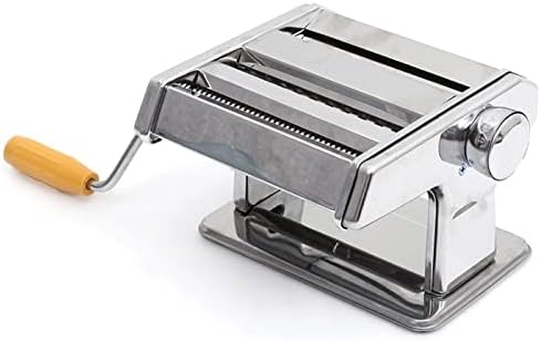 Nudelmaschine Pasta-Rollenmaschine -Edelstahl 3 In 1 Nudelschneider Maschine mit 6 Teigdicken Einste
