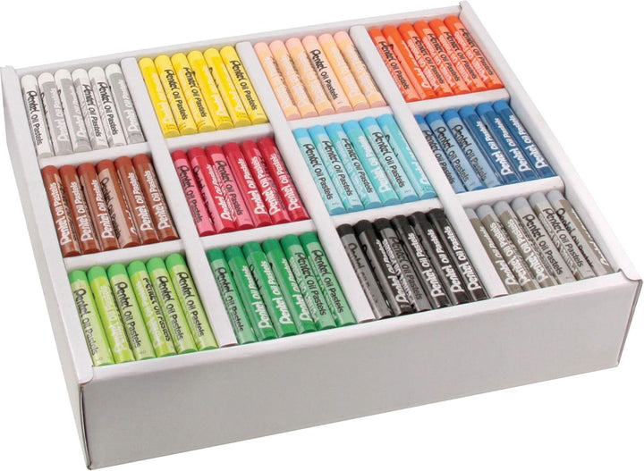 Oil Pastel Set With Carrying Case,12-Color Set, Assorted, 432/Set 1 stück (432er Pack), 1 stück (432