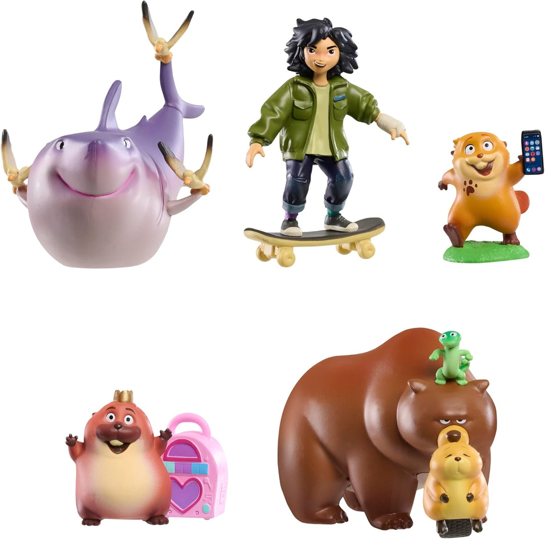 Just Play Disney & Pixar Hoppers Sammelfigurenset, 5 Spielfiguren, Spielzeug für Fans & Kinder ab 3