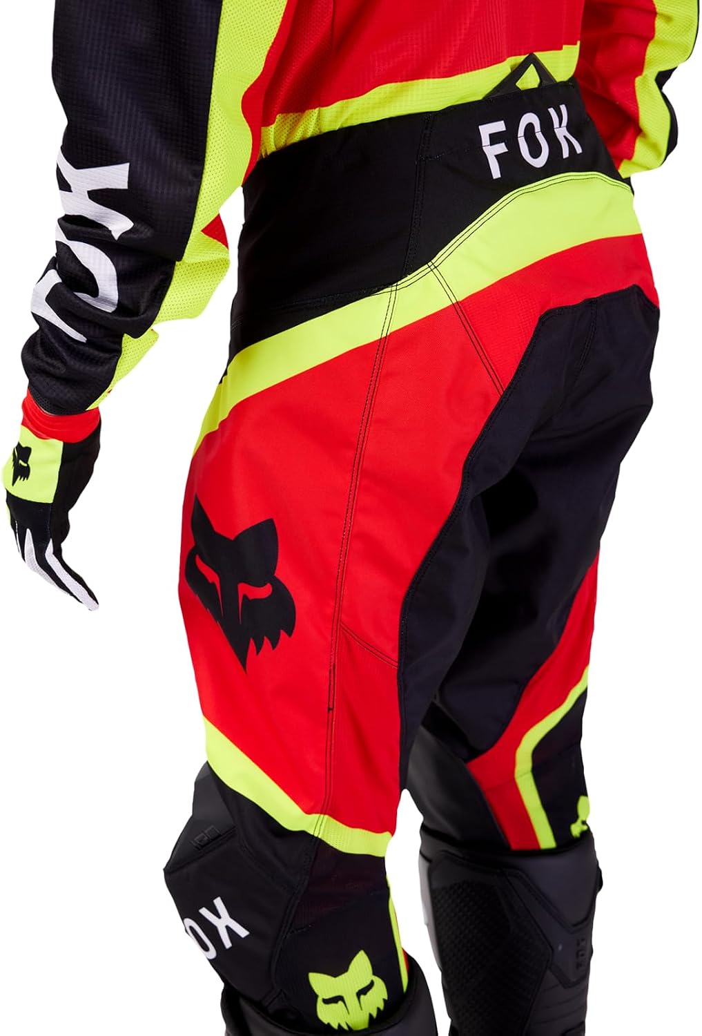 Fox Racing Herren 180 Ballast Pant Rain Pants 32W Schwarz Rot, 32W Schwarz Rot
