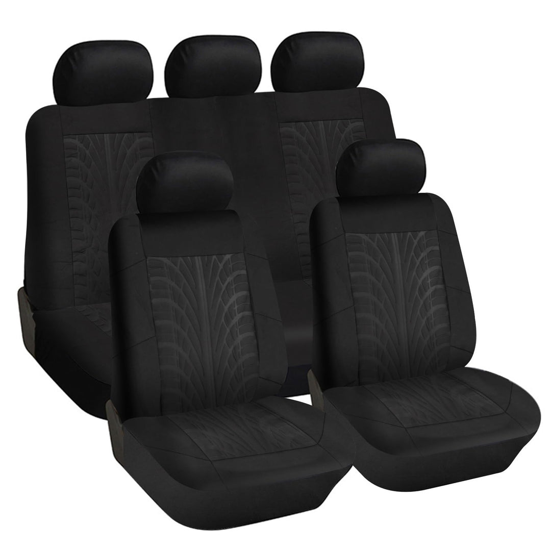 CICMOD Auto-Sitzbezüge Set Universal Sitzschoner Auto-Schonbezüge Vordersitze Rücksitze Autositzüber