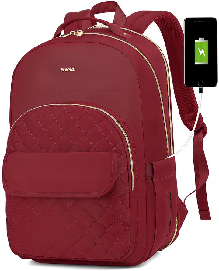 Rucksack Laptop Damen Rucksack Mädchen für Universität Studium Arbeit Büro,Lehrerrucksack Schulrucks