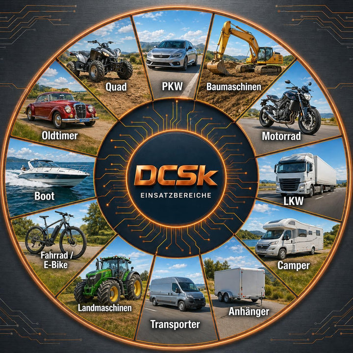 DCSk Fahrzeugleitung - 0,75mm² - 10m - Kfz Stromkabel Set FLRY B asymmetrisch Fahrzeugkabel Sortimen