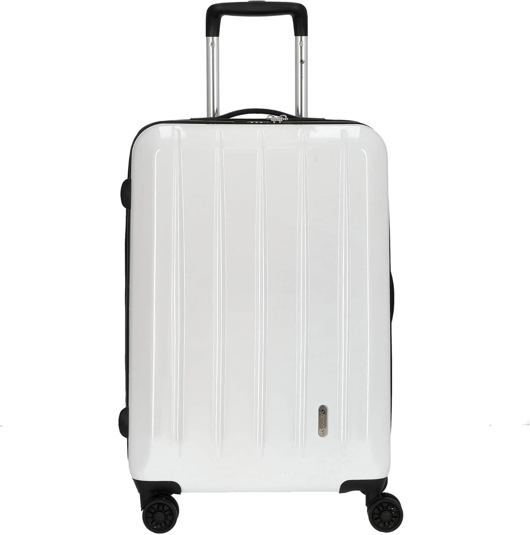 CHECK.IN London 2.0-4-Rollen-Trolley 67 cm weiss Weiss, Weiss