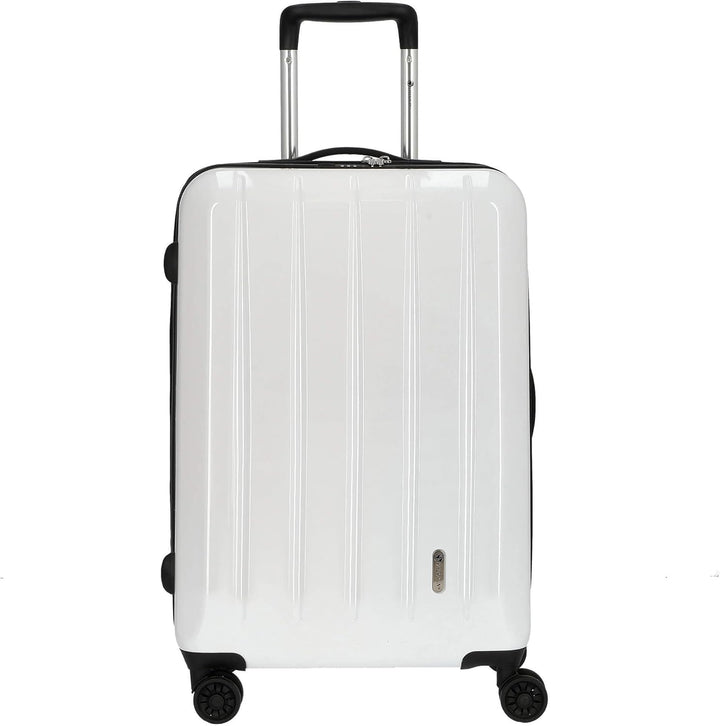 CHECK.IN London 2.0-4-Rollen-Trolley 67 cm weiss Weiss, Weiss