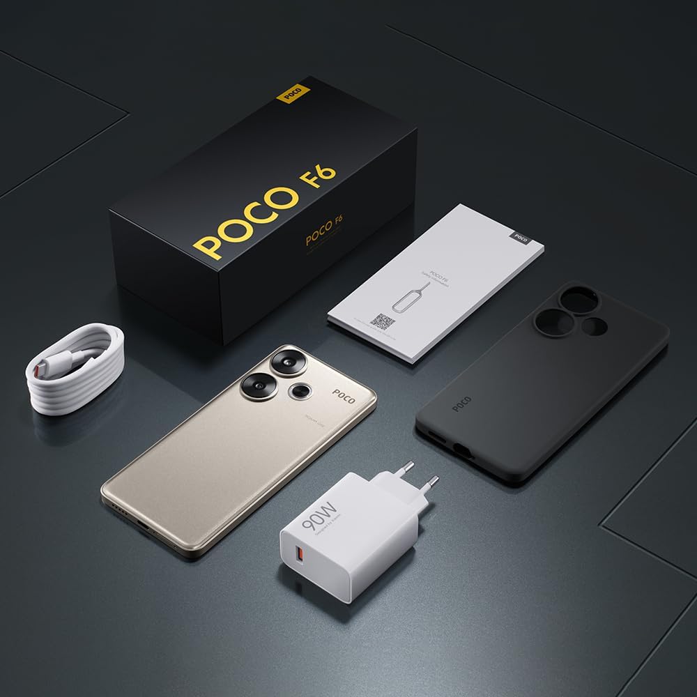 Xiaomi Poco F6 5G Dual Sim 12GB RAM 512GB - Black EU Schwarz 12/512, Schwarz 12/512