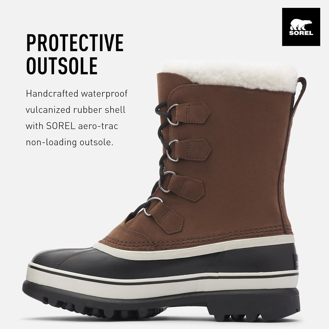 Sorel Herren Caribou Wp wasserdichte Schneestiefel 40 EU Bruno, 40 EU Bruno