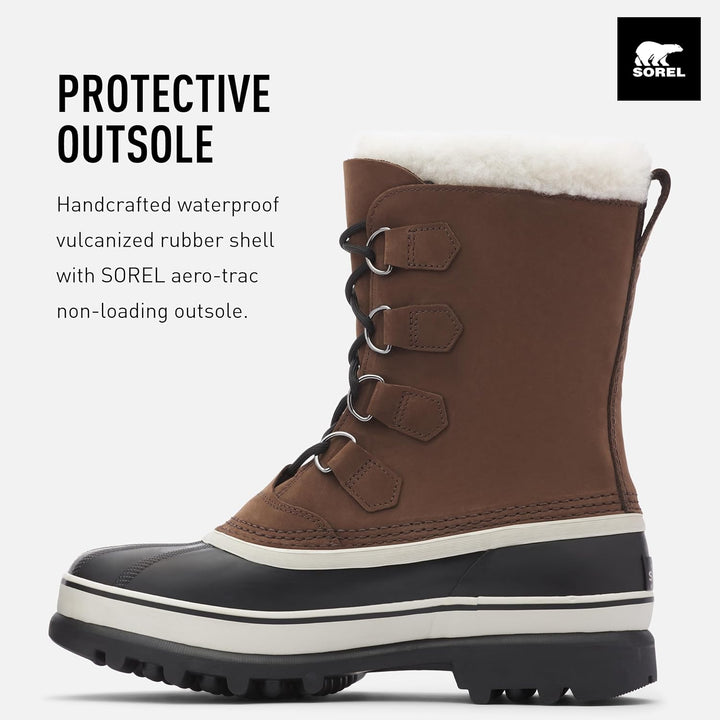Sorel Herren Caribou Wp wasserdichte Schneestiefel 40 EU Bruno, 40 EU Bruno
