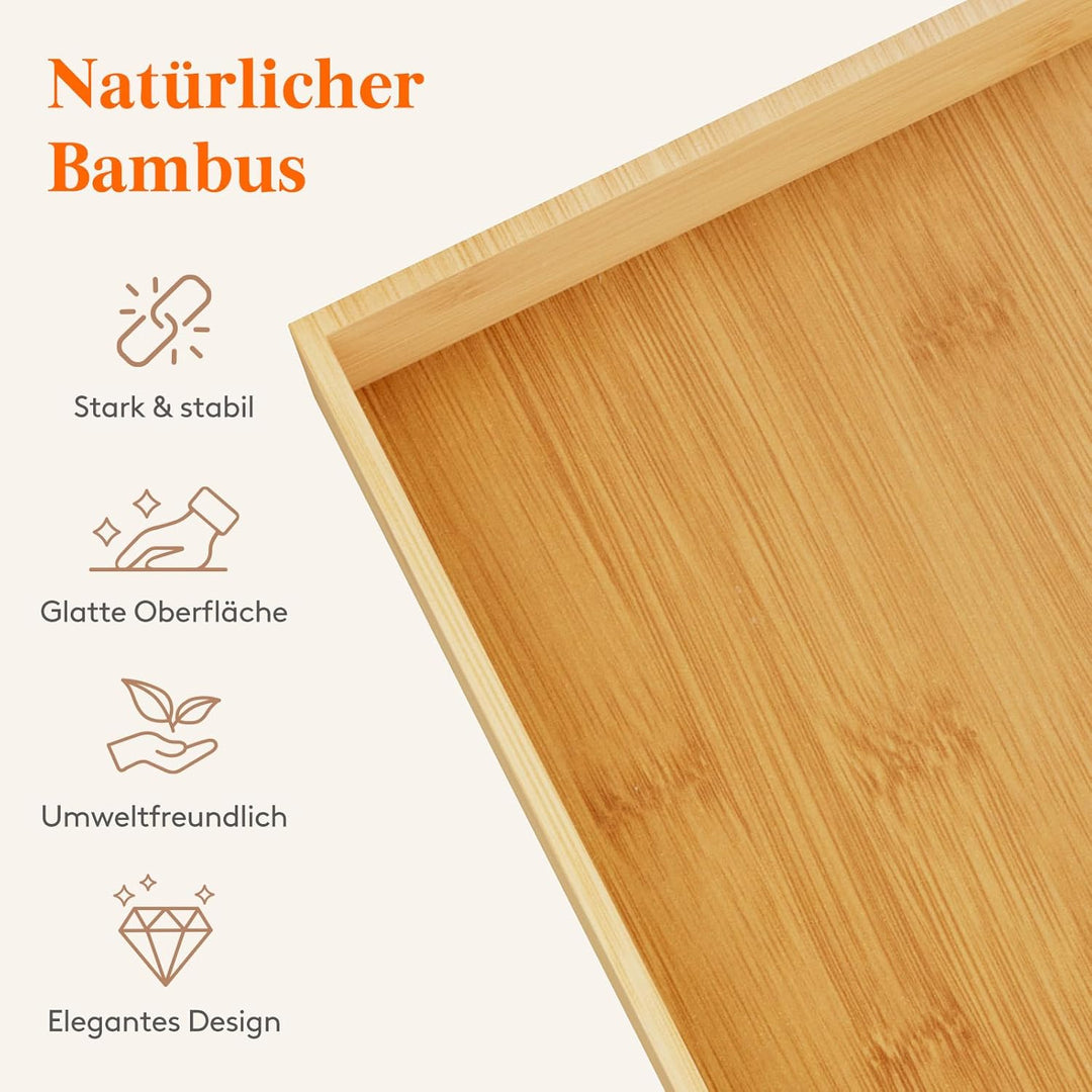 Lifewit 10er-Set Schubladen Organizer mit 6 Einsätzen, Verstellbare Aufbewahrungsbox mit 11 Fächern,