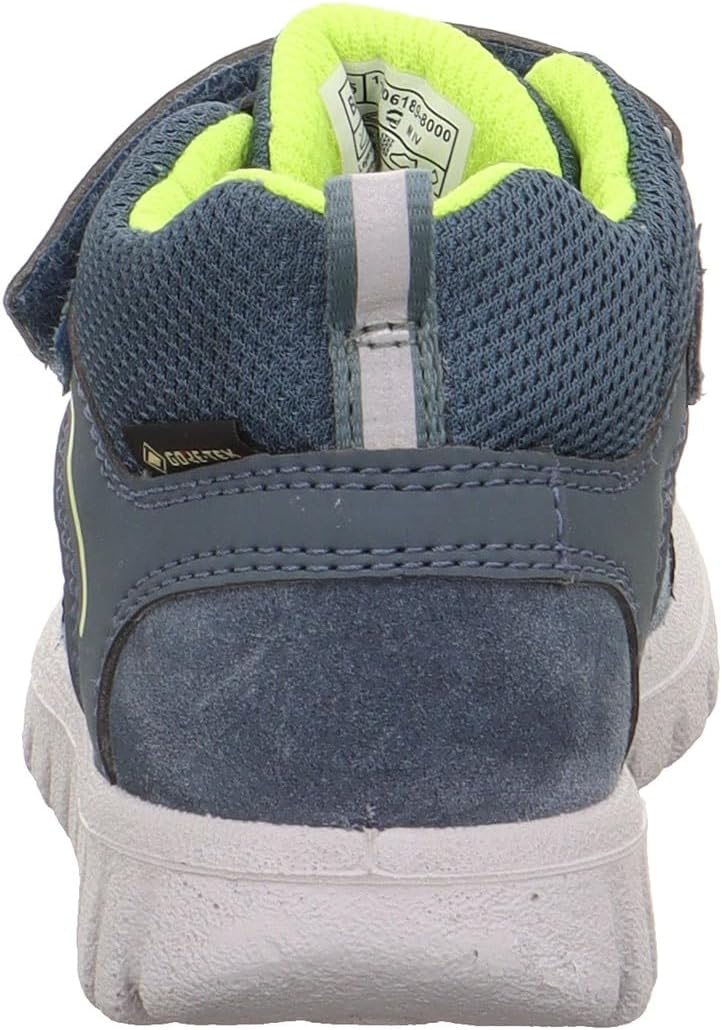 Superfit Jungen Sport7 Mini Sneaker, Blau Gelb 8000