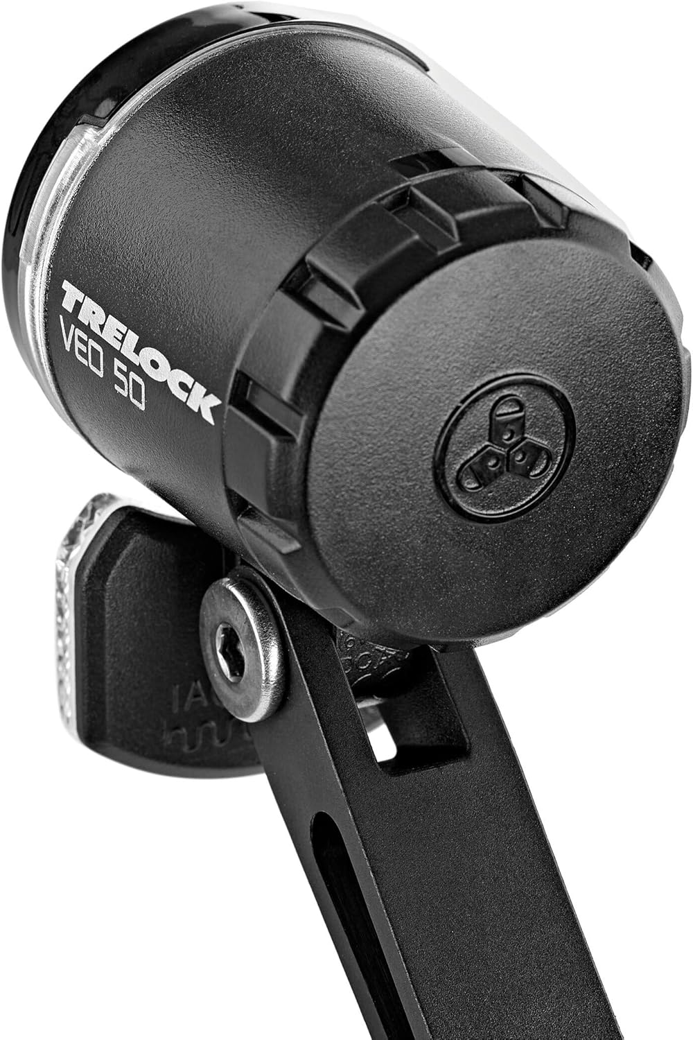 Trelock Unisex – Erwachsene LED-Scheinwerfer Bike-i Veo 50, Schwarz, Unisize