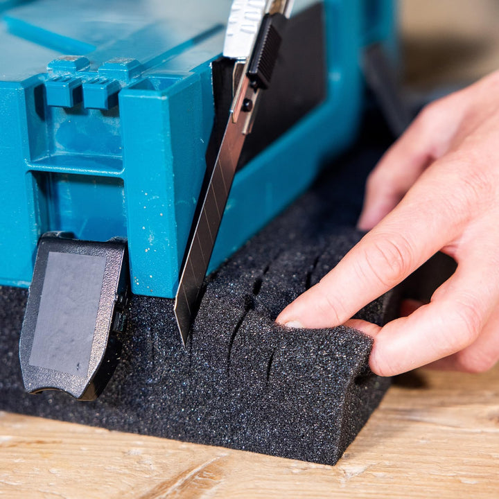 HMF ODR100 Koffereinlagen mit Rasterschaumstoff für Outdoor-Fotokoffer | 3er Set | 31 x 23 cm, 31 x