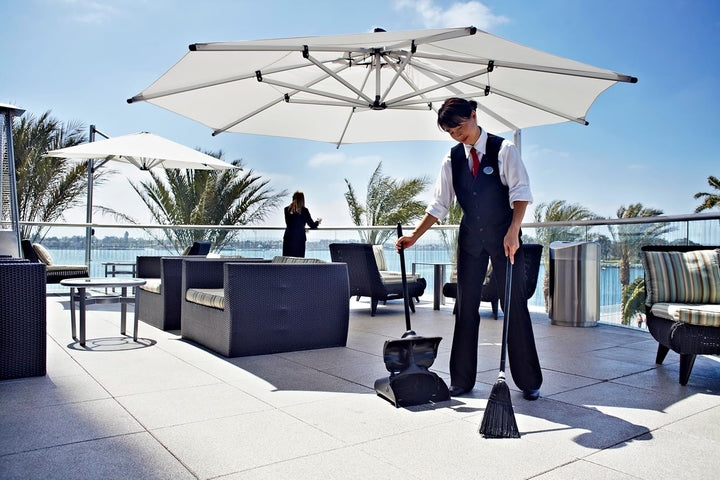 Rubbermaid Lobby Dust Pan mit Deckel, mit Deckel