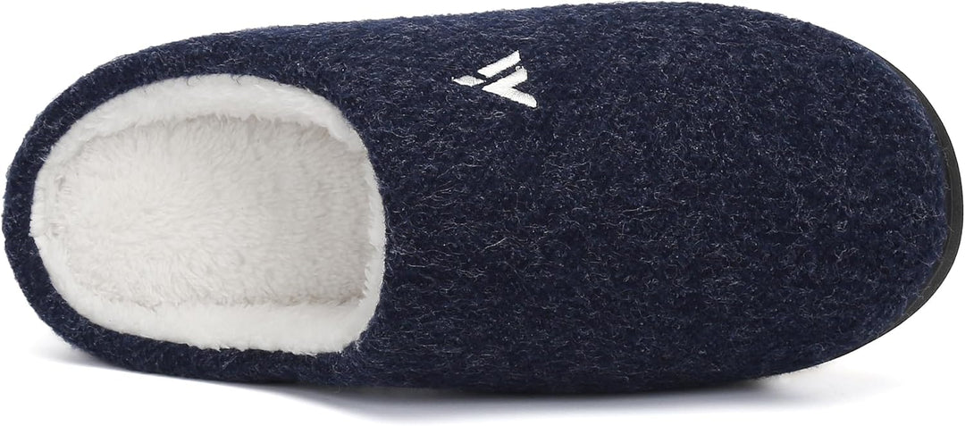 Mishansha Herren Damen Warme Hausschuhe Winter Memory Foam Plüsch Pantoffeln Rutschfest Slippers,Gr.