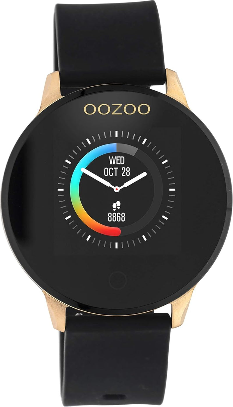 Oozoo Smartwatch Unisex Fitnessuhr (Gold), Gold