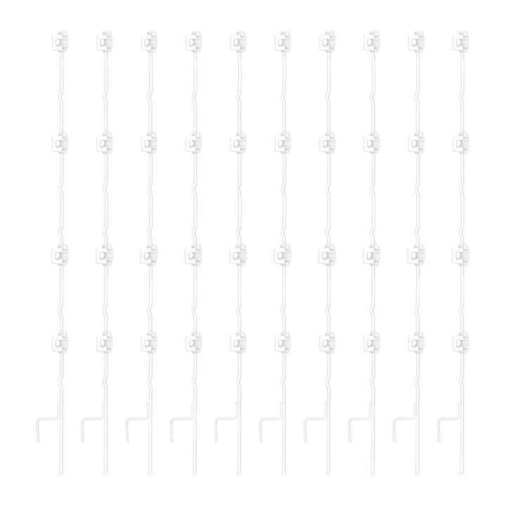 10x Gallagher Quattro Pfahl - 1,0 m weiss