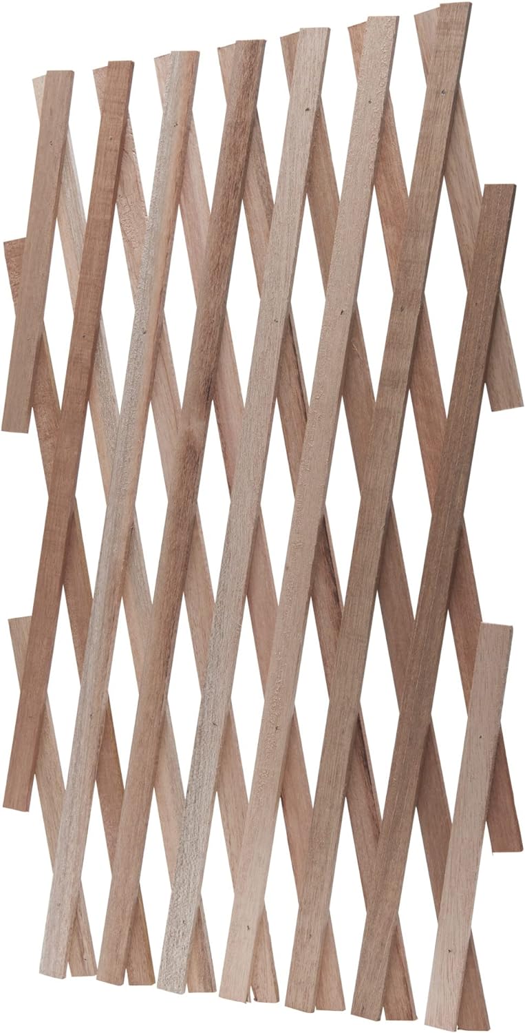 Windhager Holz-Spalier, Rankhilfe, Rankgitter, Holzzaun, Pflanzengitter zusammenfaltbar, variabel ve