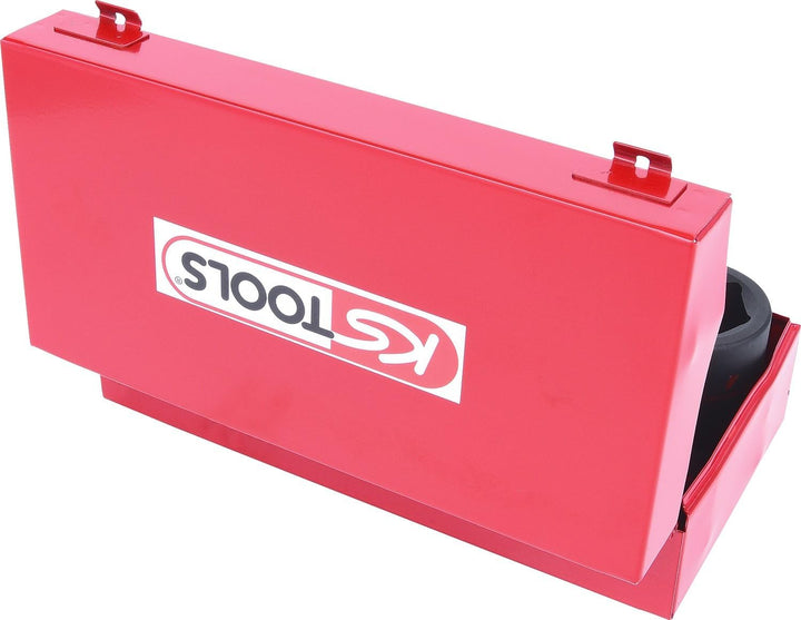 KS Tools 515.0610 1" Sechskant-Kraft-Stecknuss-Satz, kurz, 8-tlg.
