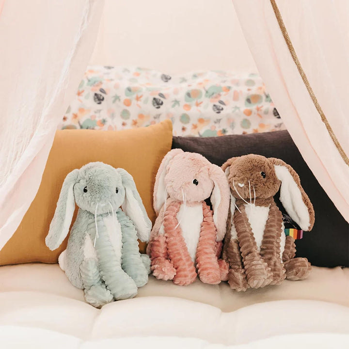 Les Déglingos - Plüschtier Hase Rosa – PTIPOTOS – Kuscheltier für Babys – Plüschtier Baby – Geschenk