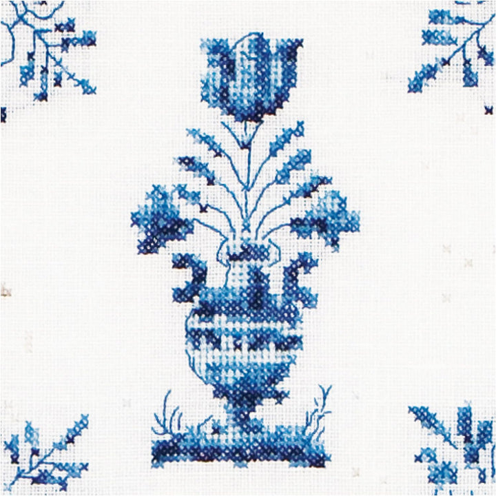 Thea Gouverneur - Kreuzstich-Set - Antike Flieen. Blumenvasen - Aida - 18 Count - Für Erwachsene - 4
