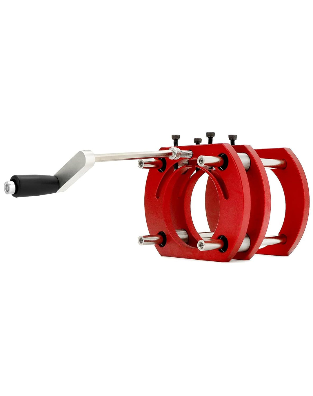 QWORK® Router Lift Base, Fräserlift für Motoren, für Motoren mit 64-66mm Durchmesser, Max. Hub 51 mm