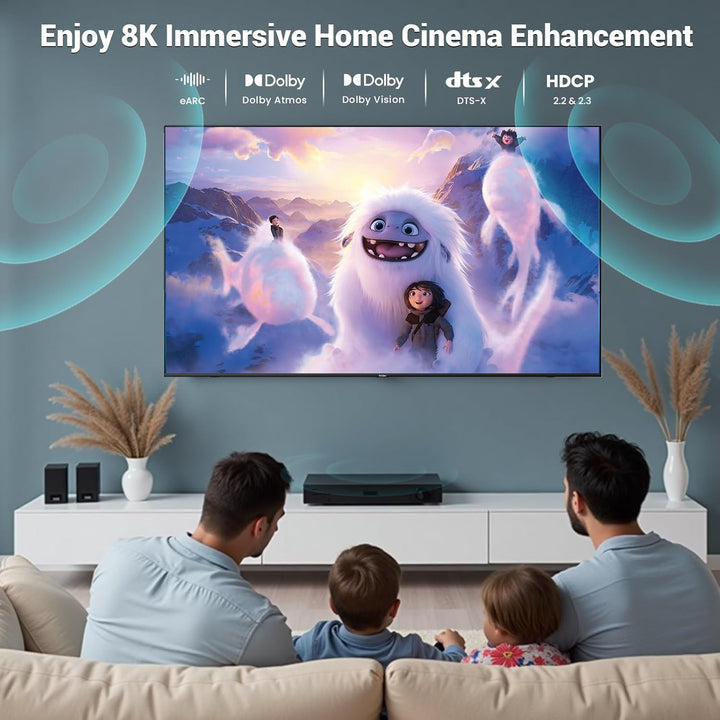 Etseinri 10K 8K HDMI 2.1 Kabel 2M 2Pack, Zertifiziert 48Gbps Ultra High Speed HDMI® Kabel 4K 240Hz 1