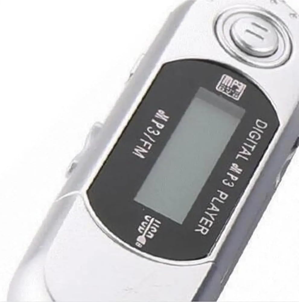 Mini-MP3-Player, USB 2.0, kleiner USB-Stick, Musik-Player, LCD, mehrsprachig, mit 3,5 mm Audio-Buchs