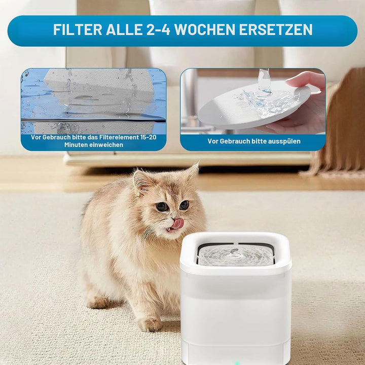 Katzenbrunnen Filter, 10 Stück für Petkit Eversweet Solo SE Solo 2 3 Pro 3 2s Katzen Trinkbrunnen mi