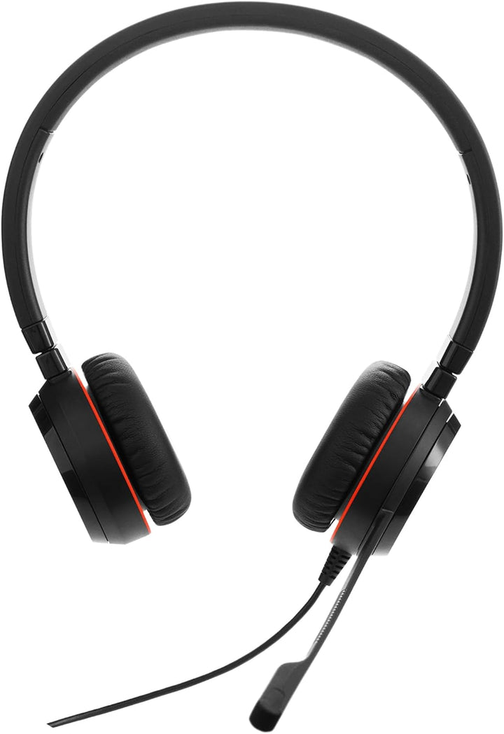 Jabra Evolve 20 SE Stereo Headset - Unified Communication Zertifizierte Kopfhörer für VoIP Softphone