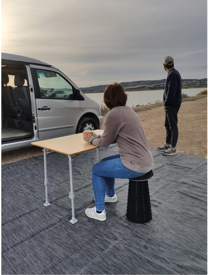 Minimax Stool - Campinghocker/Campingstuhl Schwarz, Schwarz