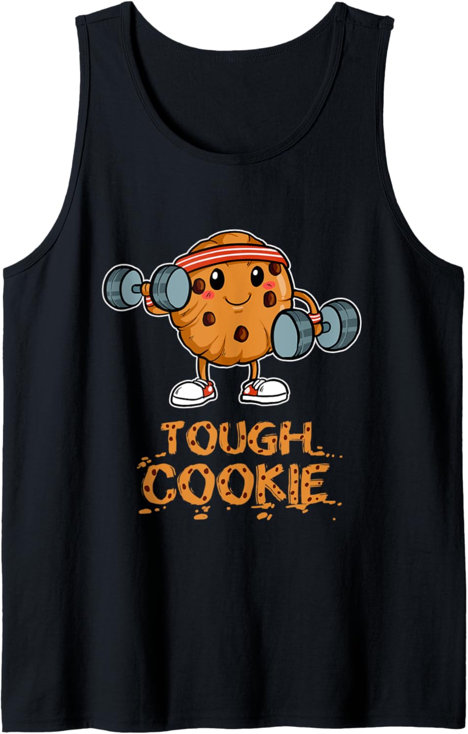 Starker Keks Fitness Studio Brownie Muskel Trainings Gym Tank Top